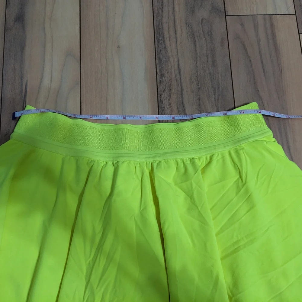 EUC! Lululemon Court Rival Skirt In Bright Yellow Size 10 - Picture 6 of 16